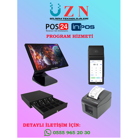 BEKO Restoran&Cafe Otomasyon Sistemi (POS+YAZICI+KASA ÇEKMECESİ+DOKUNMATİK EKRAN 15'6 + PROGRAM)