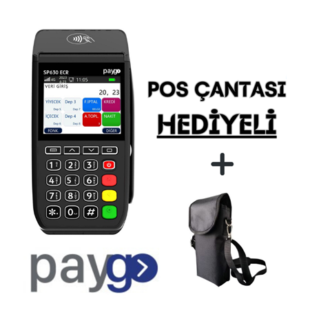 4G paygo  pro yazarkasa pos+çanta hediye