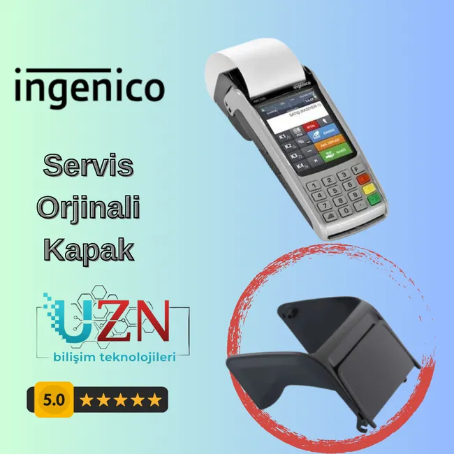 ingenico iWE280 Yazıcı Kapağı - Kağıt Hazne Kapağı - Birebir Orijinal Servis Ürünü
