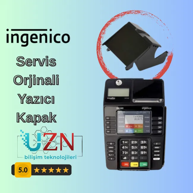 ingenico IDE280 Kağıt Hazne Kapağı - Servis Orjinali A Kalite Yedek Parça