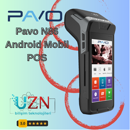 Pavo N86 Android Mobil POS; zarif tasarım, mükemmel
