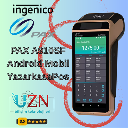 PAX A910SF Android Mobil YazarkasaPos