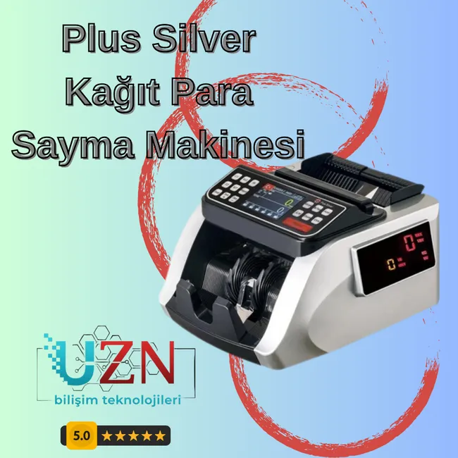ITS Plus Silver Konuşan Para Sayma Makinesi - %100 Tespitli Karışık Sayım (TL ve Euro)