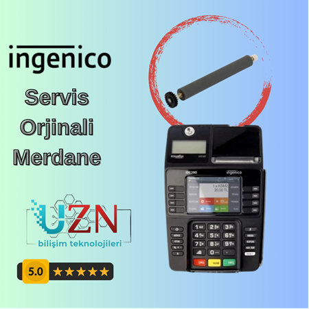 ingenico IDE280 Yazıcı Merdanesi - Fabrika Çıkışı Birebir Orjinal Servis Ürünü