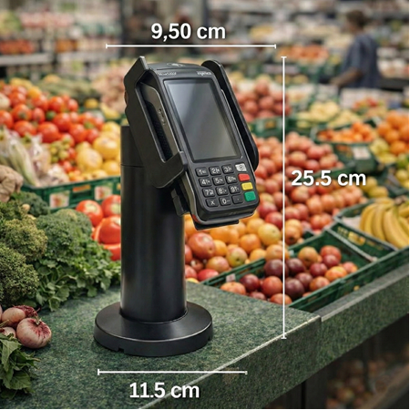 Tüm Modellere Uyumlu Yazar Kasa POS Standı - Döner Başlıklı (Siyah / Beyaz Seçenekli)